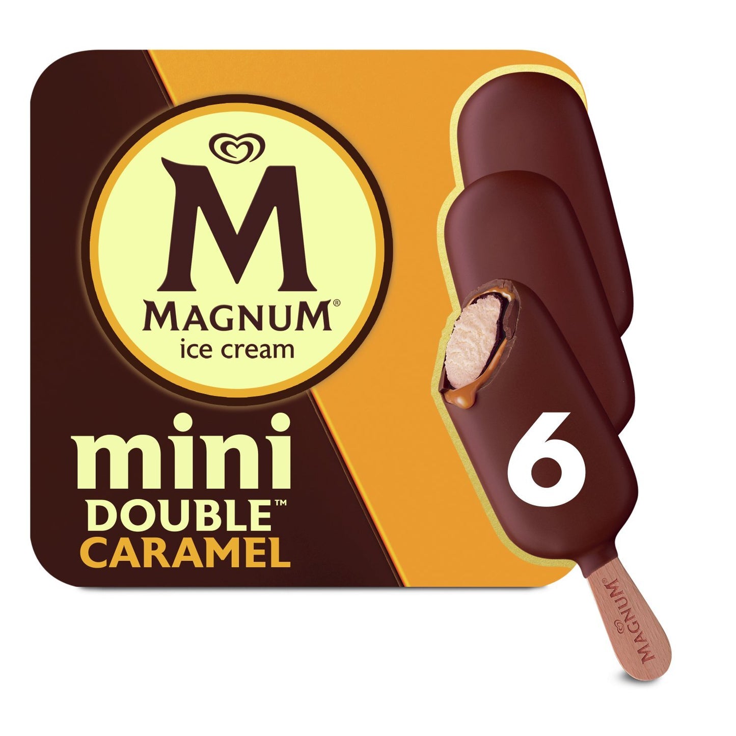 Magnum Ice Cream Mini Double Caramel X6 (6)