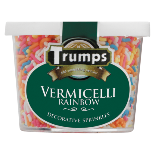 Trumps Vermicelli White  Chocolate Flv Decorative Sprinkles 50g (36)