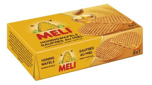 MELI honey waffles '8 x 1' 8x30g (24)