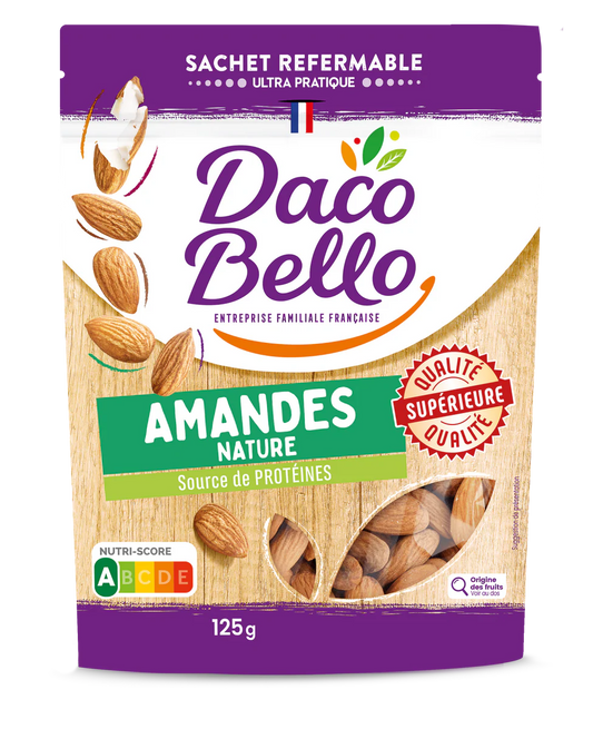 Dacobello Nuts Almonds 125G (12)