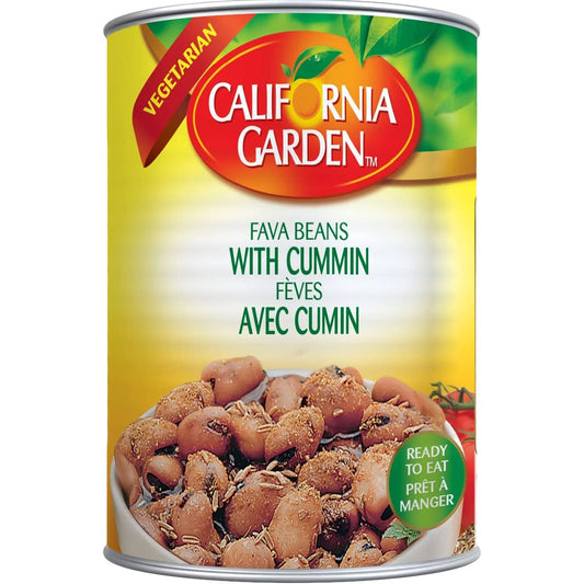 California Garden Fava Beans With Cumin 400g (24)