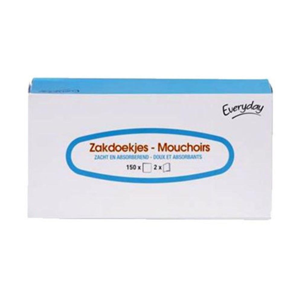 EVERYDAY 2-PLY TISSUES BOX 150 PCS (35)(20)(ALT UNIT)