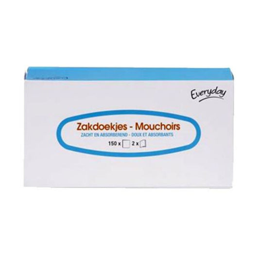 EVERYDAY 2-PLY TISSUES BOX 150 PCS (35)(20)(ALT UNIT)