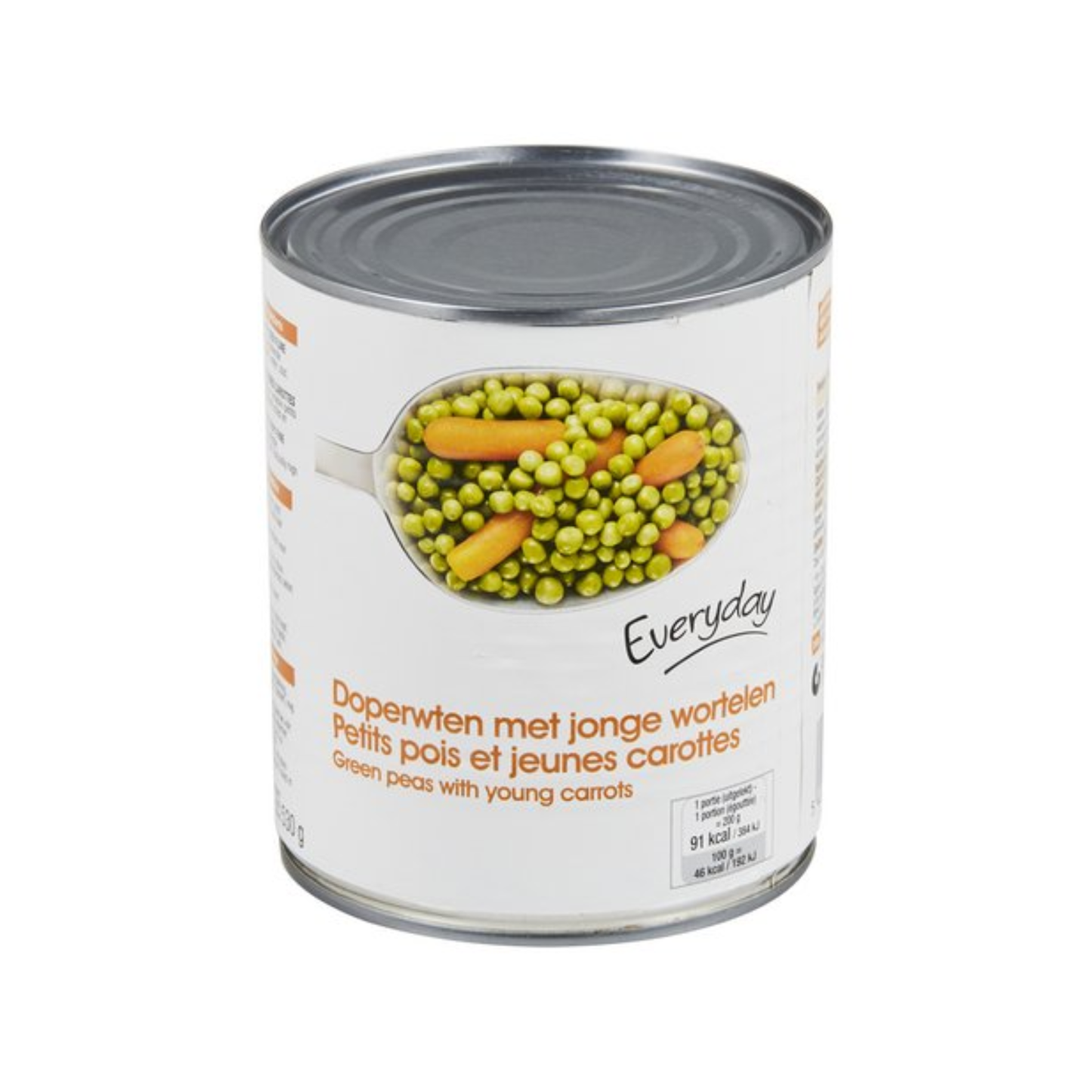 EVERYDAY Peas Carrots fine 800g (12)(84)