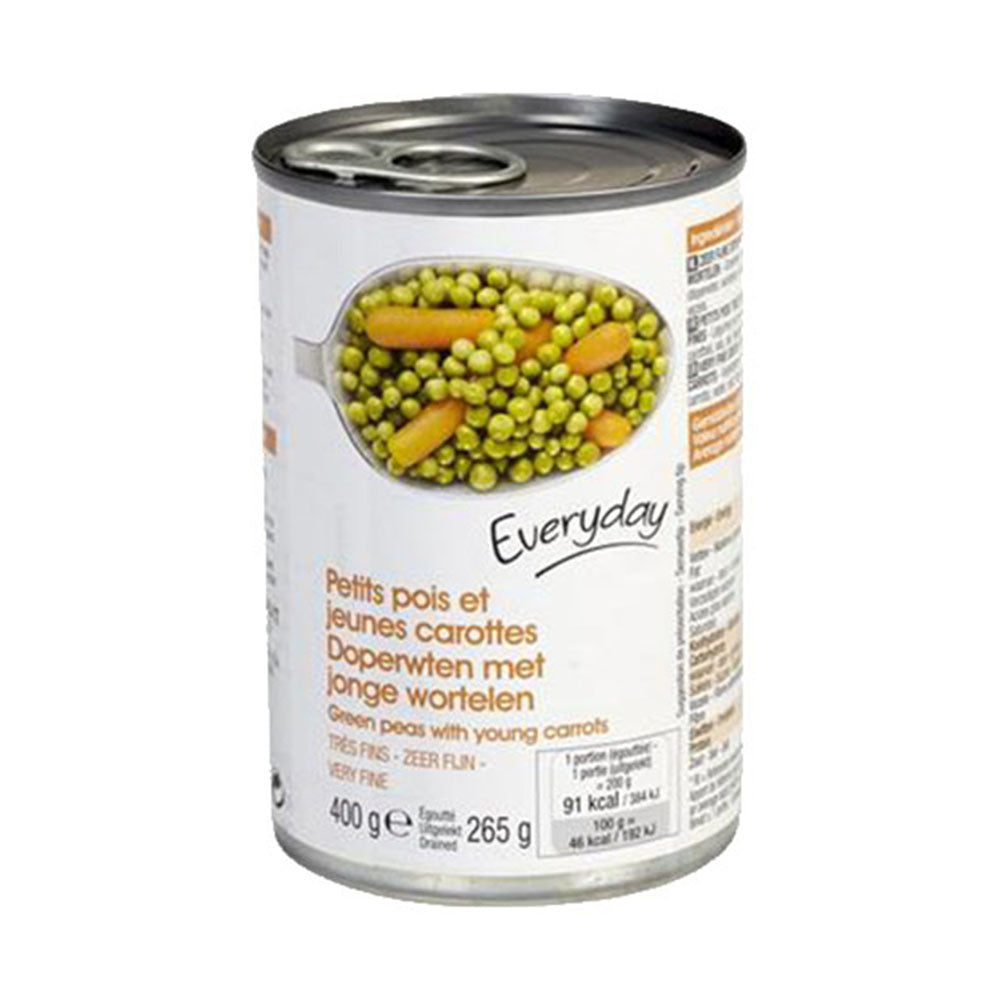 EVERYDAY Peas Carrots very fine 400g (12)(156)