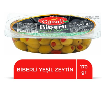 GAZAL CRUSHED GREEN OLIVES 170 GR (32)