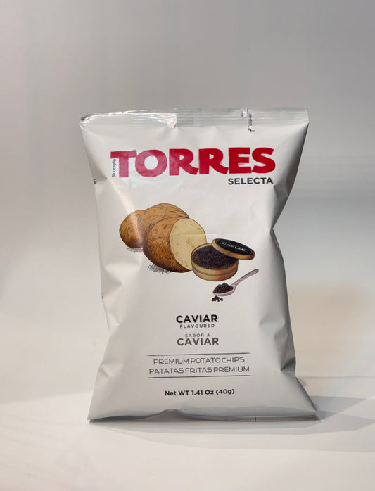 Torres Selecta Caviar Flavoured Potato Chips 40g (20)