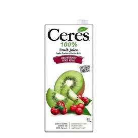 CERES JUICE CRANBERRY & KIWI 1L (12)