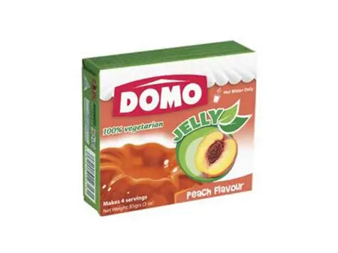Domo Jello Vegeterian Peach 85gr (12)