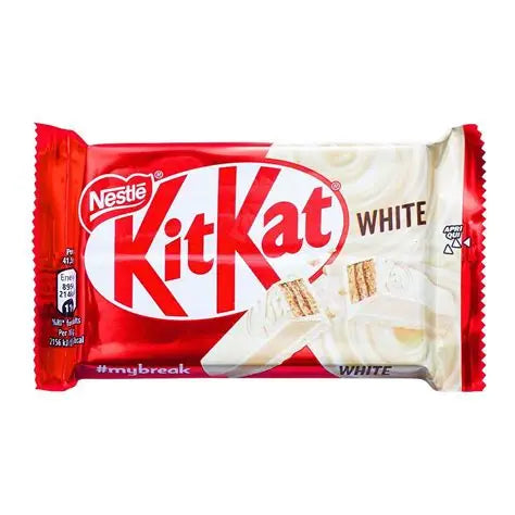 Kitkat Chocolate Bar 4 Finger White 41.5G (48)