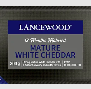 Lancewood Mature White  Cheddar 300G (14)@
