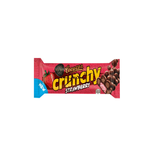 Toren Chocolate Coco Coz Crunchy Bar Stawberry 40G 6X24(144)