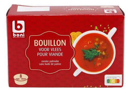 BONI Bouillon Beef Palm Oil Free 8x24g 192g (24) N/h