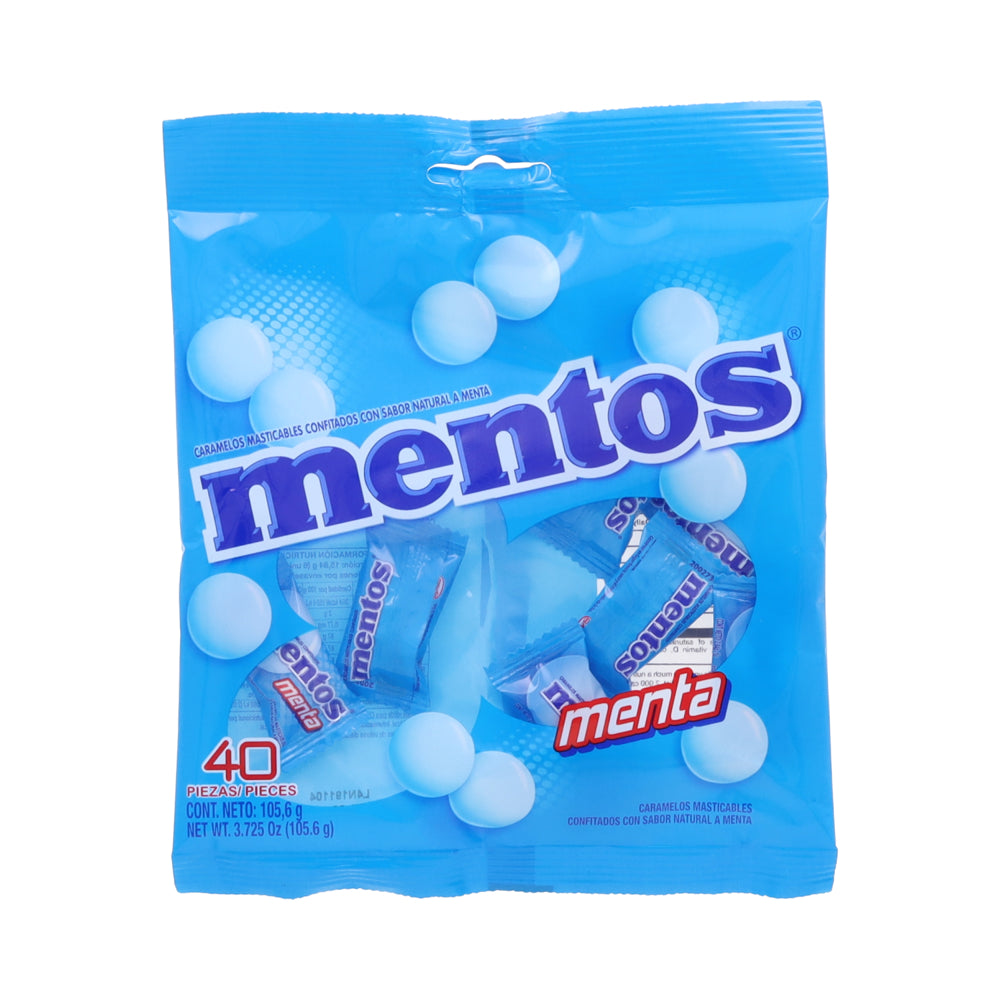 Mentos Gum Chewy Mint Blue 135G (40)