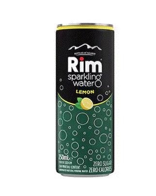 Rim Sparkling Water Lemon Can 250ml (24)