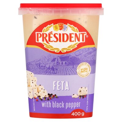 President Feta Black Pepper 400G (12)