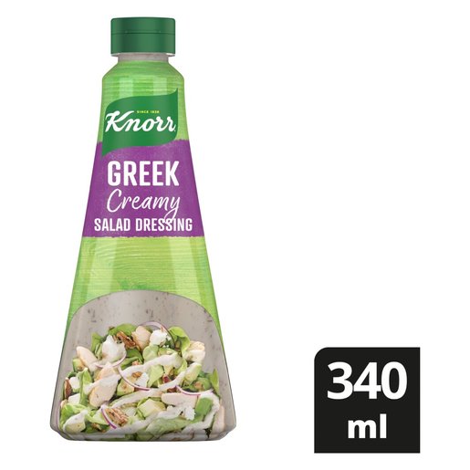 Knorr Salad Dressing Creamy Greek 340Ml (20)