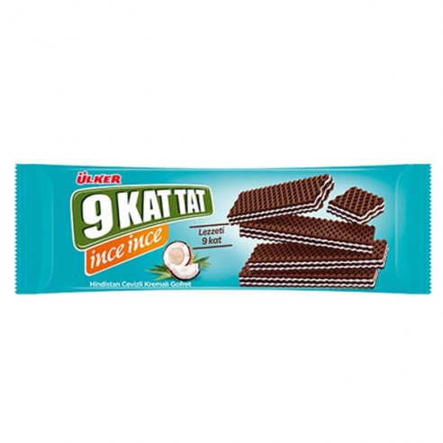 Ulker 9 Kat Tat Waffer Coconut 114G (16)