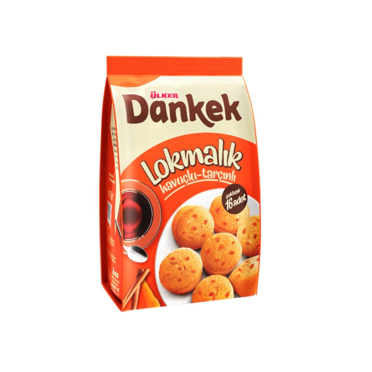 Ulker Dankek Cake Mini cinnamon & Carrot Flavor 160G (10)