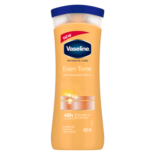 VASELINE LOTION INT CARE HEALTY EVEN TONE B3 400M (48)