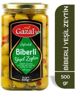 GAZAL bruised green olives 500 GR (6)